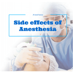 side effects of anesthesia
