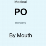 PO medical abbreviation