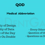 QOD Medical Abbreviation