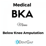 BKA Medical Abbreviation